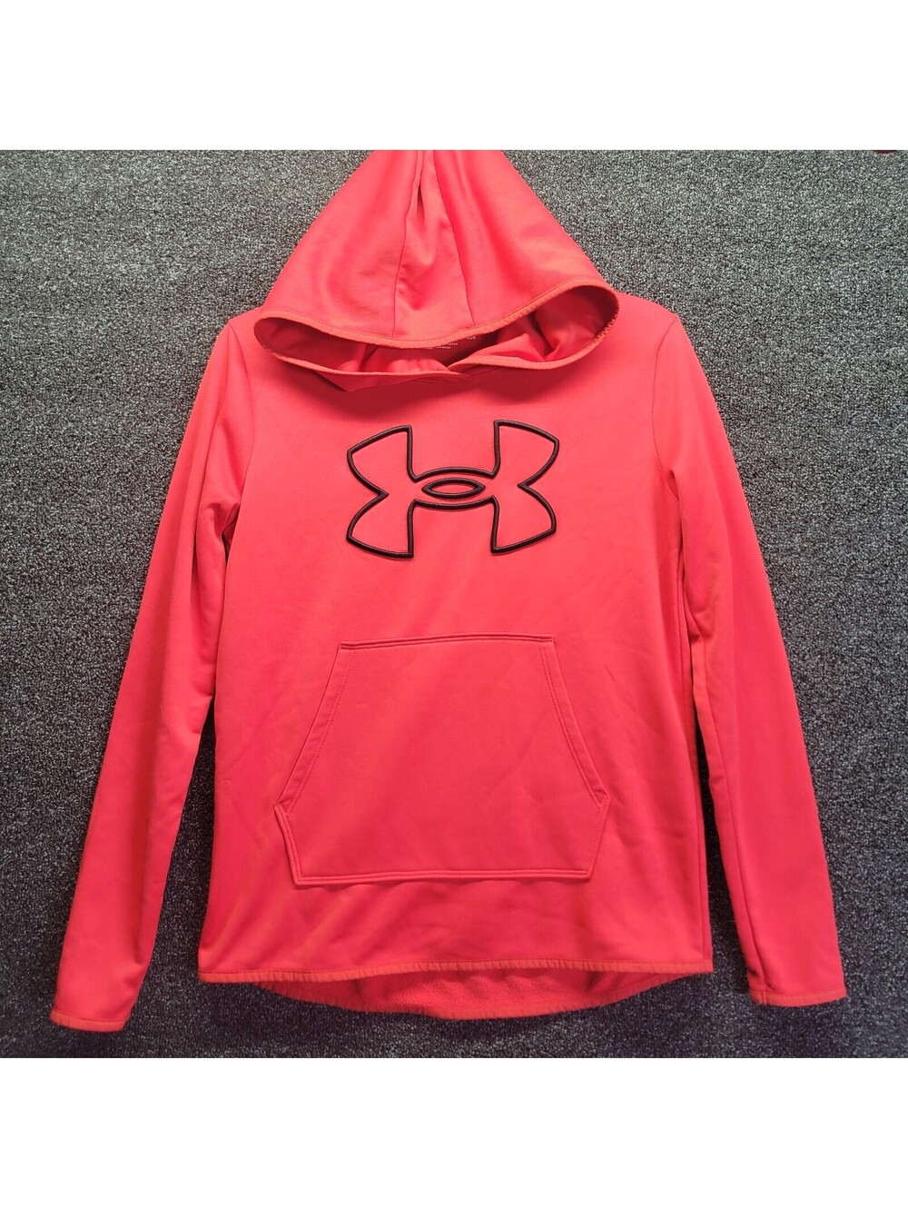 Under Armour Womens Pink Hollow Logo Hoodie Sz XS